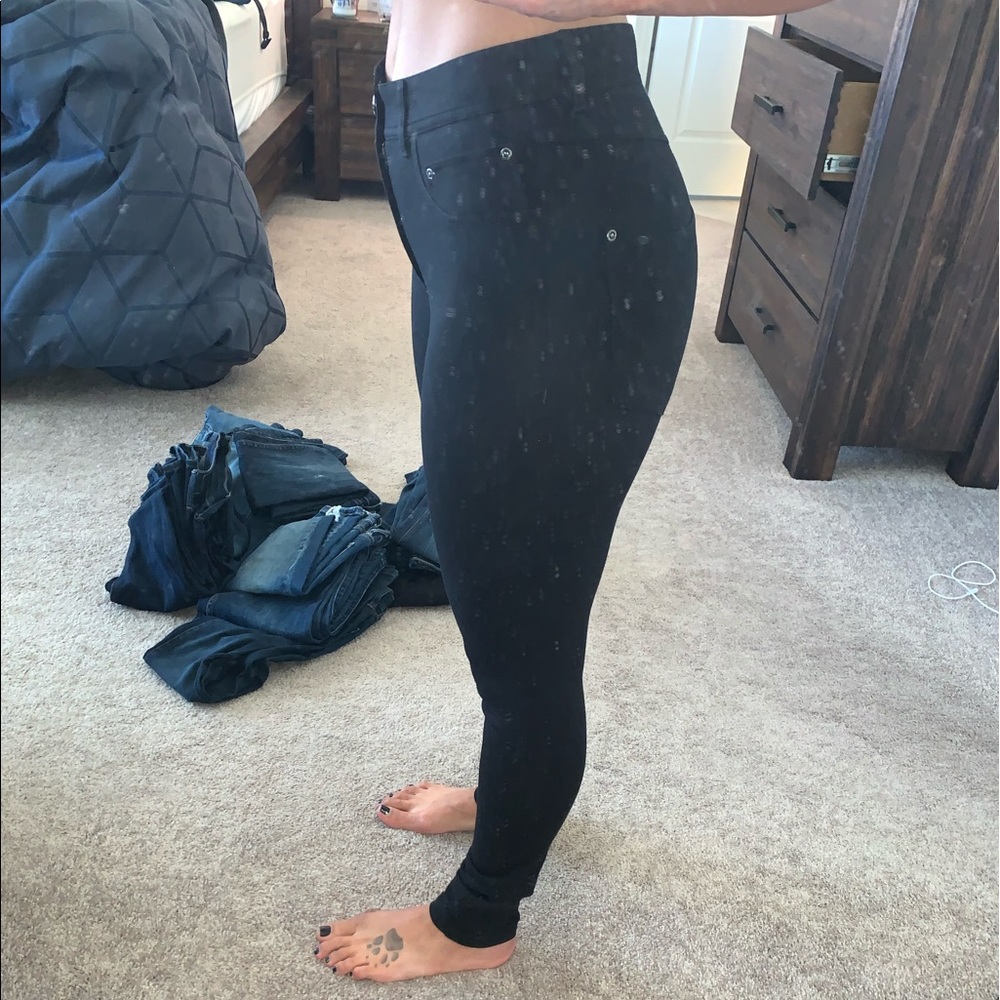Express Black Legging, High Rise, Size 4 - Picture 2 of 5
